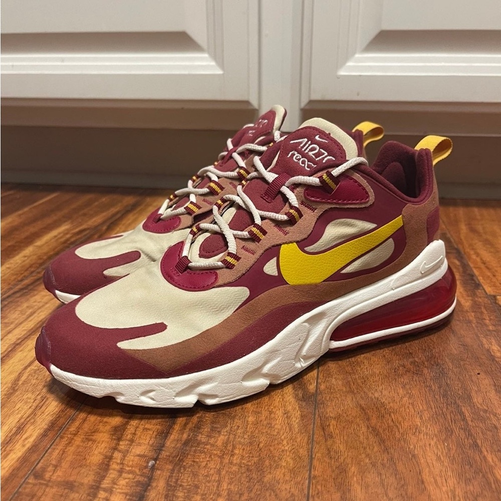Nike Air Max 270 React Noble Red-Dark Sulfur